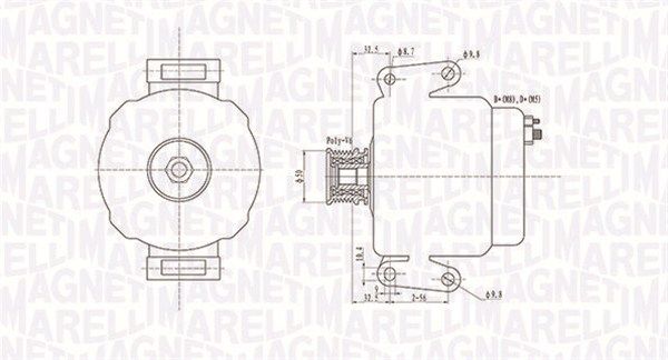 MAGNETI MARELLI Generaator 063731481010